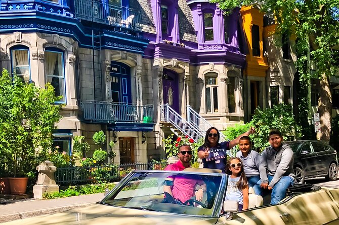 2 Hour Tour of Montréal in Vintage Convertible Cadillac Murals in Le Plateau - Inclusions and Pickup Information