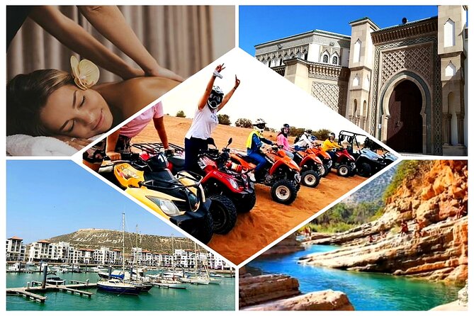 4 Excursions in 1 Pack City Tour Hammam Massage Quad or Buggy Paradise - Pricing and Booking Information