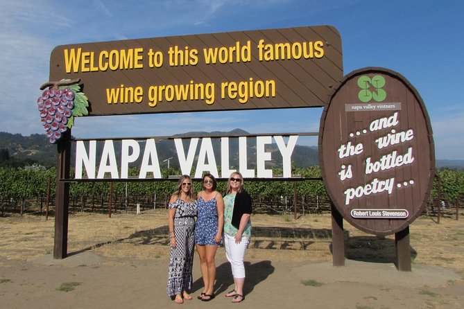 8-Hour Private, Customized Wine Tour up to 6 Guests Napa Valley & Sonoma - Cancellation Policy