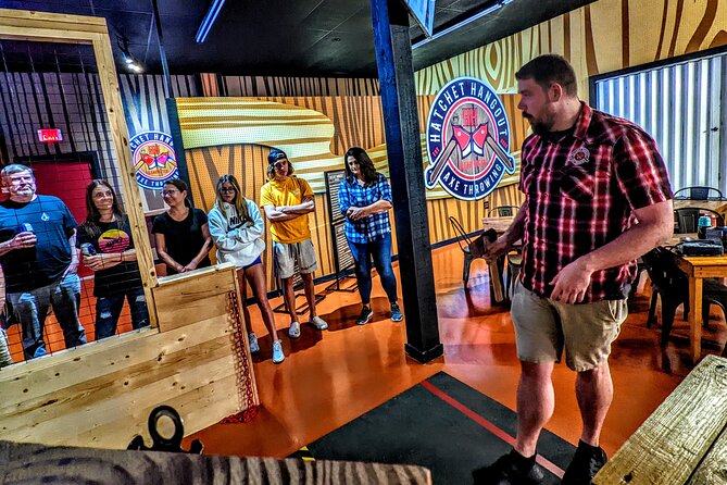 90 Minute Axe Throwing Guided Experience in Clearwater at Hatchet Hangout - Whats Included