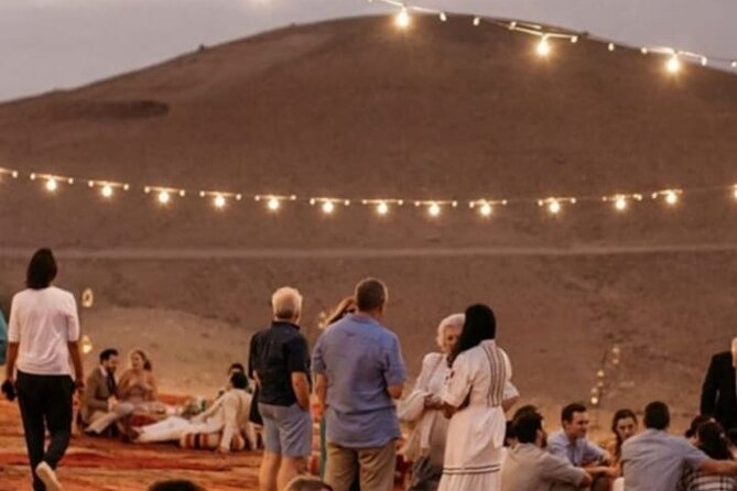 Agafay Desert , Camel Ride , Sunset & Dinner Show - Desert Terrain on Camelback