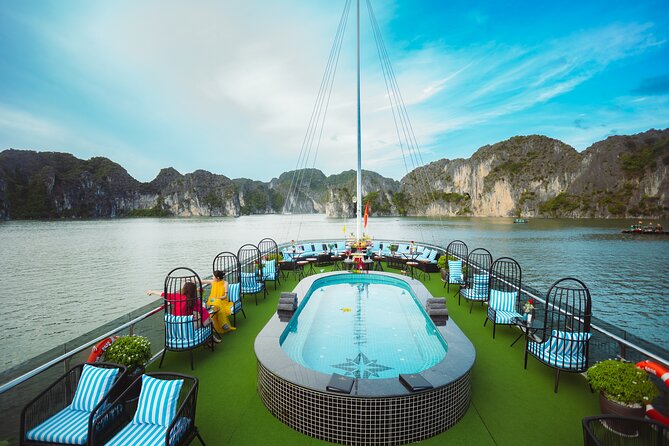 Amethyst Day Cruise The Most Luxury Day Tour Explore Halong Bay - Exquisite Cuisine and Dining Options
