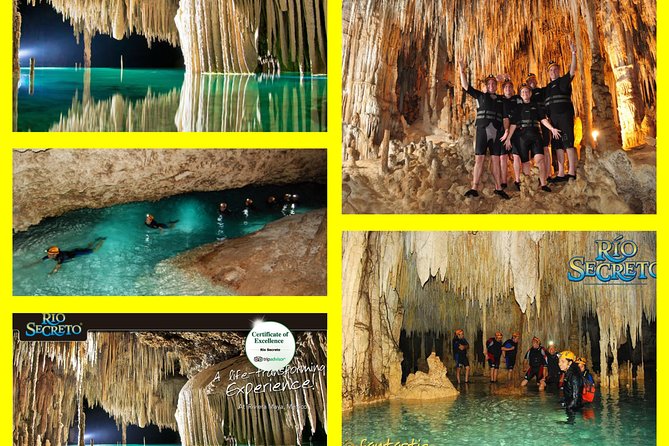 Ancient Cave Formations in Rio Secreto  - Cancun - Tour Overview