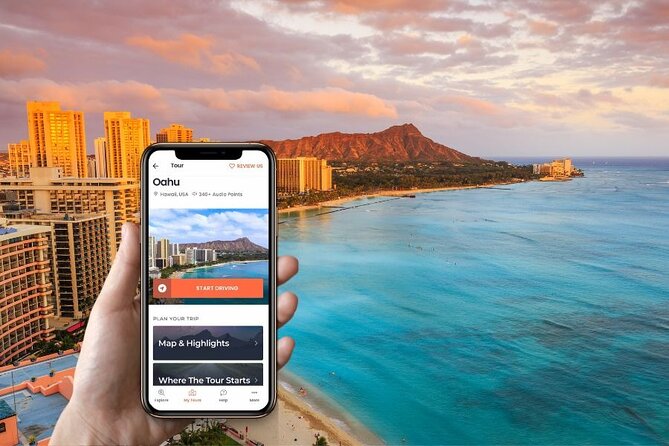 Audio Driving Tour in Oahu Hawaii - Route Overview