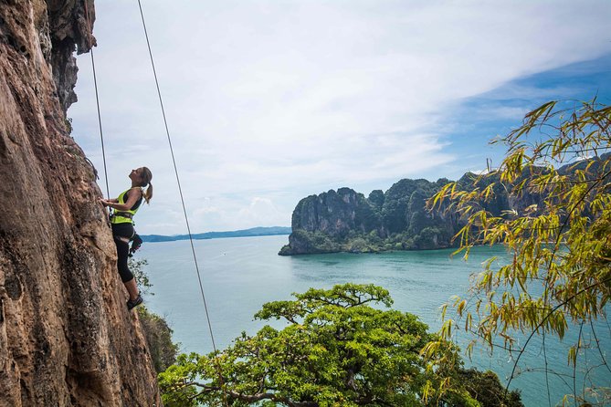 Beginners Full Day Rock Climbing and Caving Tours at Railay Beach in Krabi - Pickup and Transportation