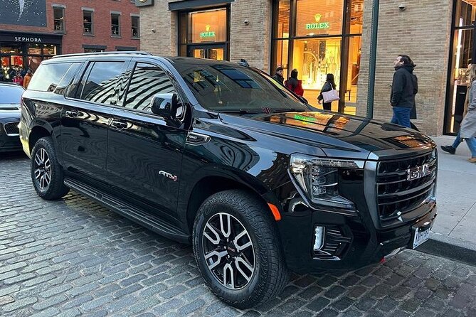 Black SUV Transfer From or To JFK, LGA, EWR - All Fees Included - Selecting Date and Travelers