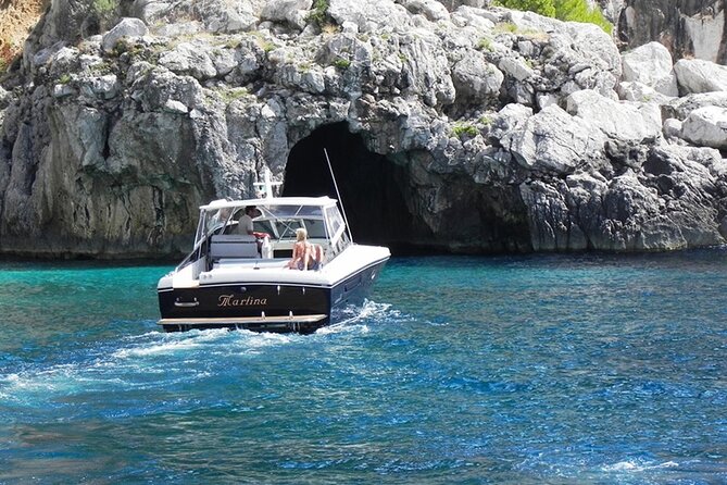 Capri Island in Private Luxury 40 Feet Speedboat From Sorrento, Positano, Amalfi, Ravello - Hotel Pickup and Transportation