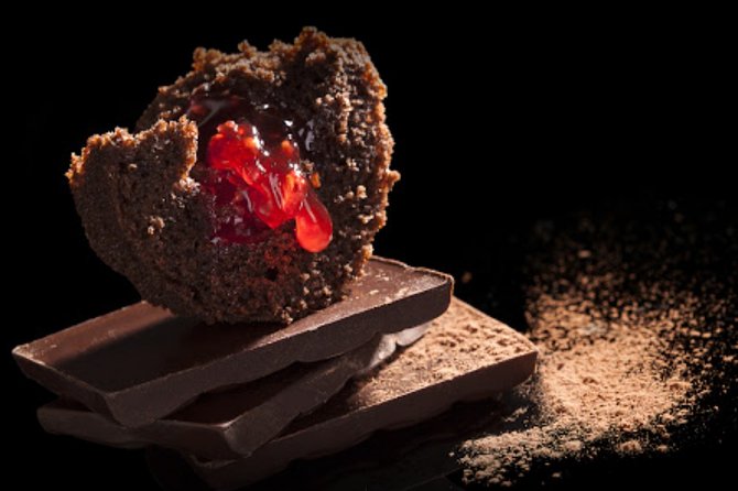 Chocolate Fondue in the Dark - Delicious Food Selection
