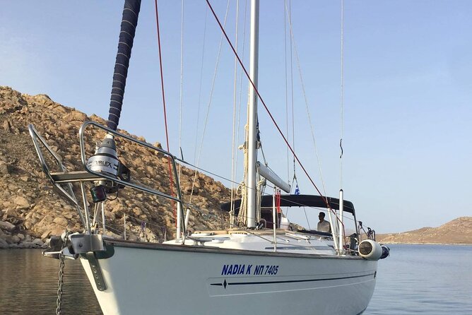 Delos and Rhenia Sailing Adventure With Lunch From Mykonos - Exploring Delos at Your Own Pace