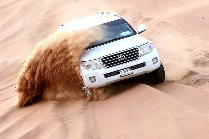 Desert Safari, Quad Bike, Sandboard, Camel Ride & VIP BBQ Dinner - Thrilling Sandboarding Experience