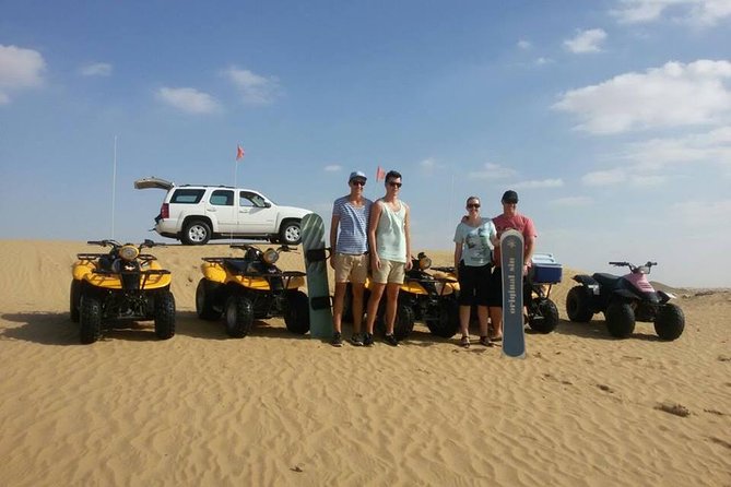 Dubai Desert Morning Tour in 4WD Vehicle: Camel Ride, Quad Bike Tour, Sandboarding, and Camel Farm - Thrilling Activities in the Desert