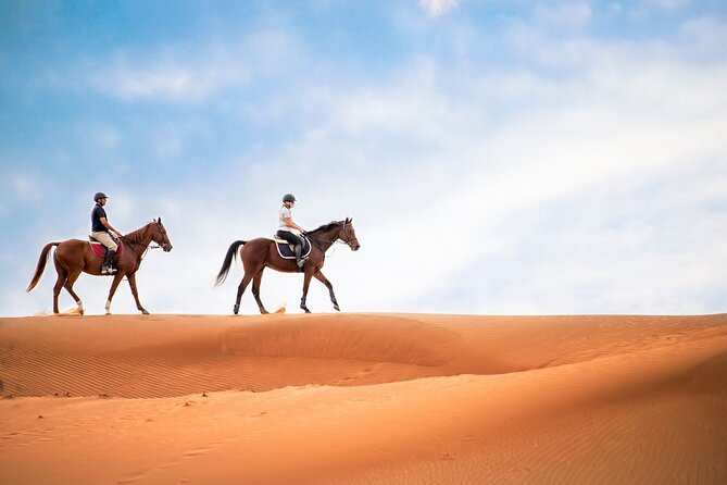 Dubai Hot Air Balloon Ride With Dune Bashing, Camel and Horse Ride - Horse Ride Adventure