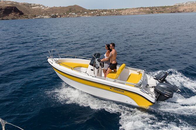 Full Day Boat Rental Without a License in Santorini - Activity Details