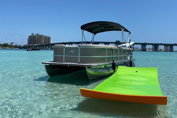 Full Day Pontoon Boat Rental- Fort Walton Beach - Meeting and Pickup