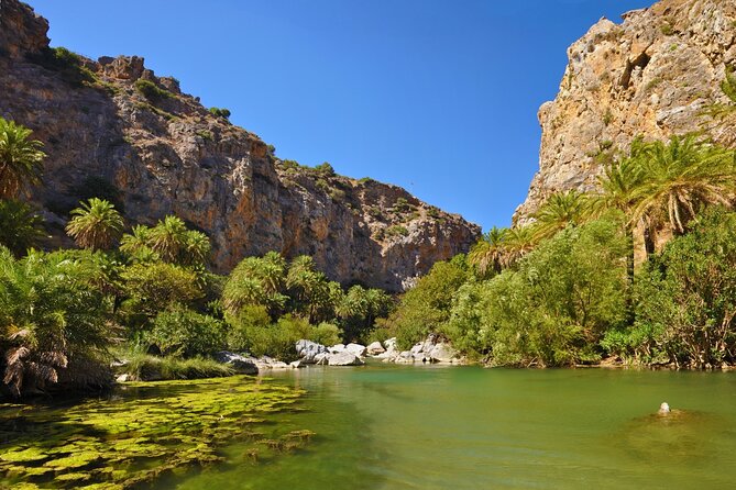 Full-Day Tour to Preveli Palm Beach From Heraklion - Tour Duration and Admission