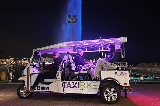 Geneva Watch Tour in a TukTuk (electric) - Eco-Friendly Transportation in Geneva