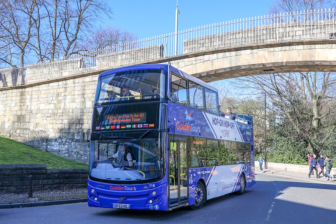 Golden Tours York Hop-On Hop-Off Open Top Bus Tour With Audio Guide - Booking and Flexibility