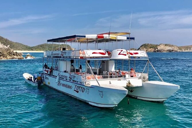 Guided Tours of the 7 Bays of Huatulco Oaxaca in Catamaran - Bay #3: Tangolunda Bay