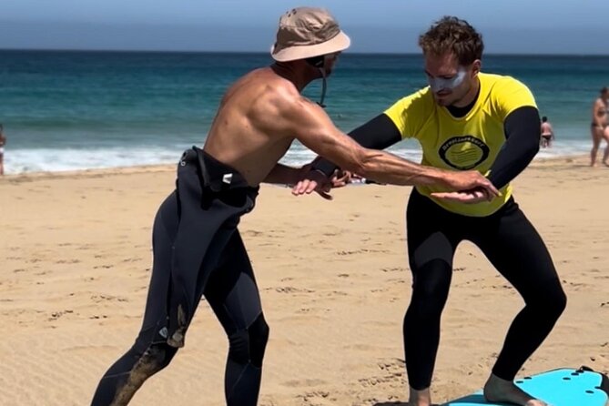 Half Day in a Private Surf Lesson - Meeting and Pickup