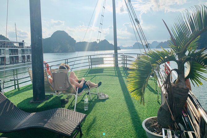 Halong Full Day Tour : Cruise, Kayak, Cave, Lunch, Beach & Island - Exploring the Cave