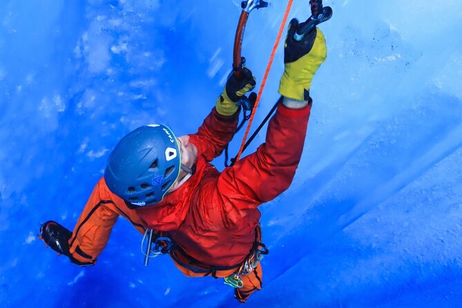 Heli Glacier Crevasse Ice Climbing- Summer - Experience Location and Duration