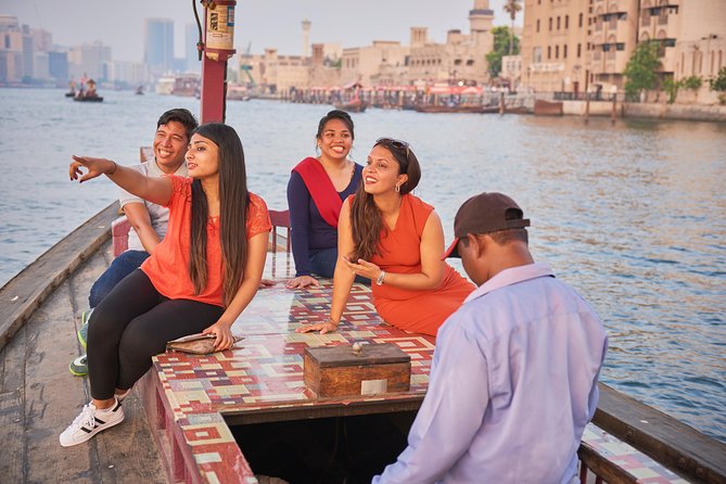Historic Old Dubai & Souk Walking Tour - Abra Ride on Dubai Creek