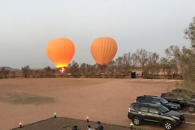 Hot Air Balloon Over Marrakech Desert, 1h Flight, Including Breakfast & Pickup - Observation Points: Oasis Pools, Desert Dunes, and Lower Atlas Mountains