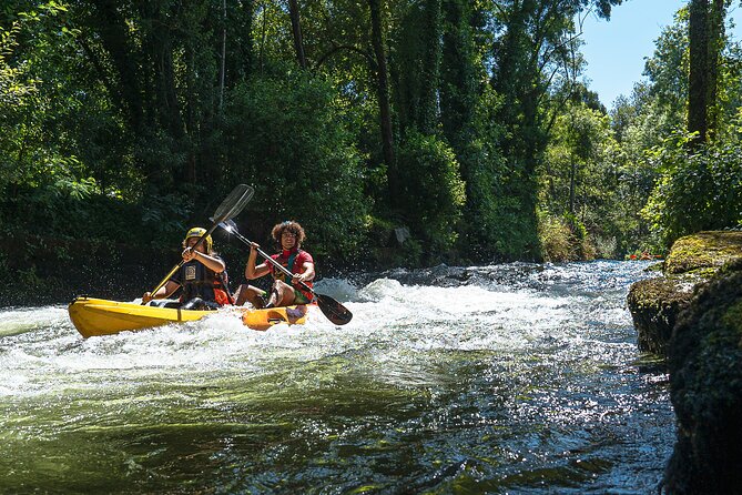 KAYAK TOUR I Descent of the River Lima in Kayak - Meeting and Pickup