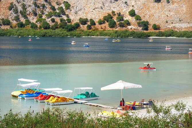 Lake Kournas Pedal Boat Tour With Transfer - Pricing and Booking Details