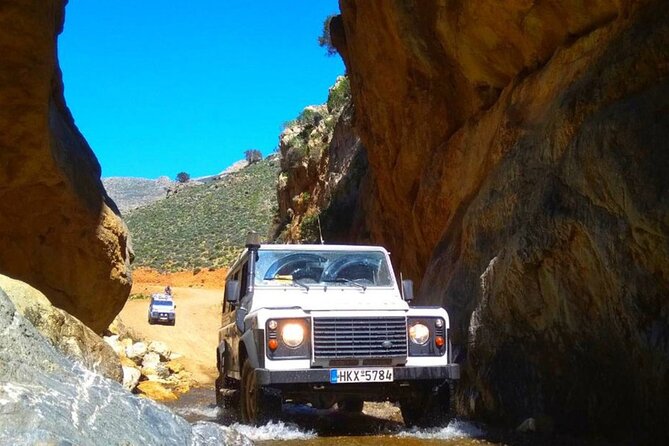Land Rover Safari: Tripitis Gorge and Beach, South Crete - Thrilling Adventures in Land Rover Safari
