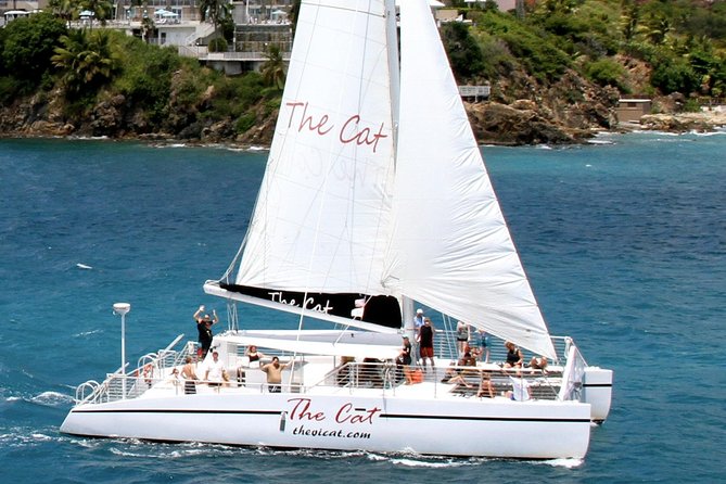 Little Buck Island and Water Island Boat Trip  - St Thomas - Catamaran Cruise Experience