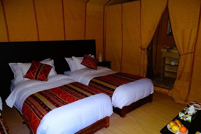 Luxury Camp in Merzouga Desert With Camel Ride, Car 4WD - Accommodation and Amenities