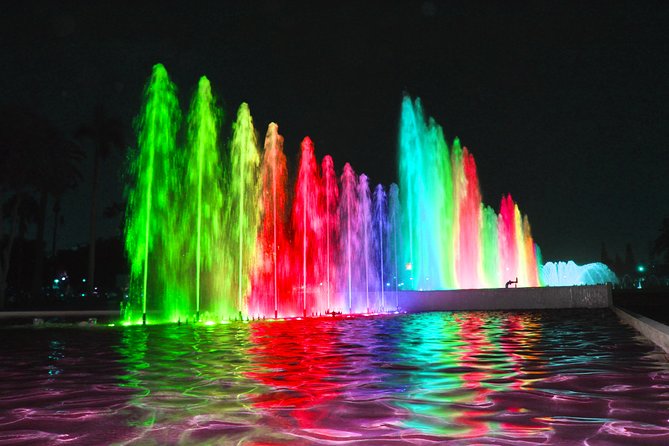 Magic Fountains Park & Bohemian Barranco at Night (Small Group) - Inclusions and Pickup Details