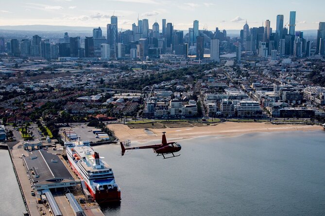 Melbourne City & Brighton Beach Boxes Helicopter Tour - End Point and Accessibility