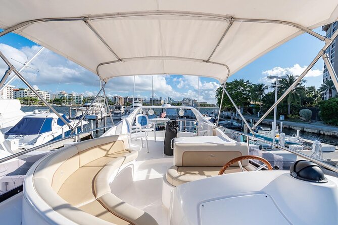 Miami 2 Hours Private Yacht Tour for 13 Ppl on a 50 Ft Yacht - Inclusions