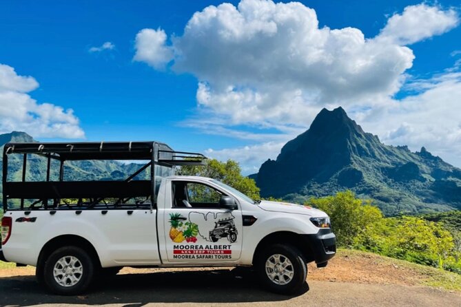 Moorea Private 4x4 Safari Half Day Tour - Albert Tours Moorea - Scenic Views From Magic Mountain