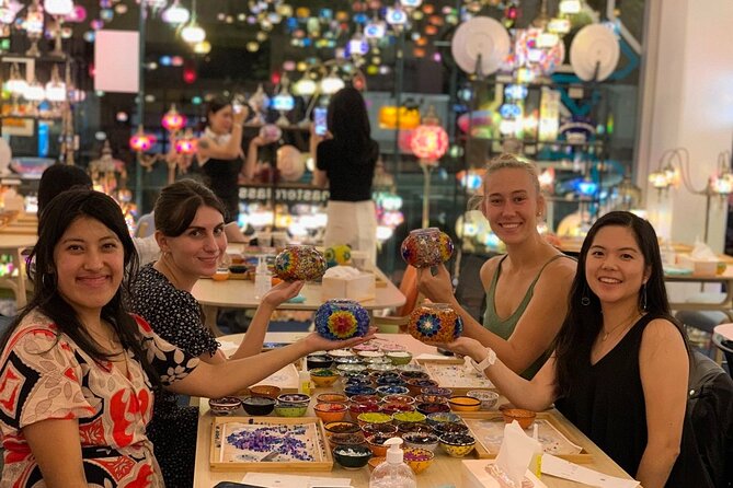Mosaic Lamp Workshop in Brisbane - Whats Included