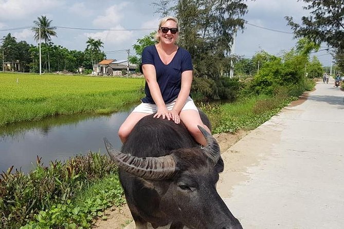 MY SON Tour & Hoi an Countryside With Basket Boat, Buffalo Ride,Farming Activity - Floating Through the Coconut Forest