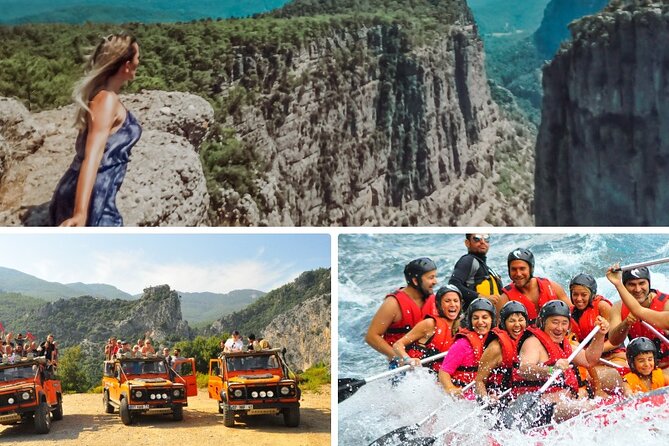 New! Tazi Canyon Safari and White Water Rafting Day Tour From Side - Included Activities and Amenities