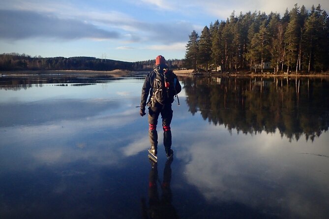 Nordic Ice Skating on a Frozen Lake in Stockholm - Safety Tips