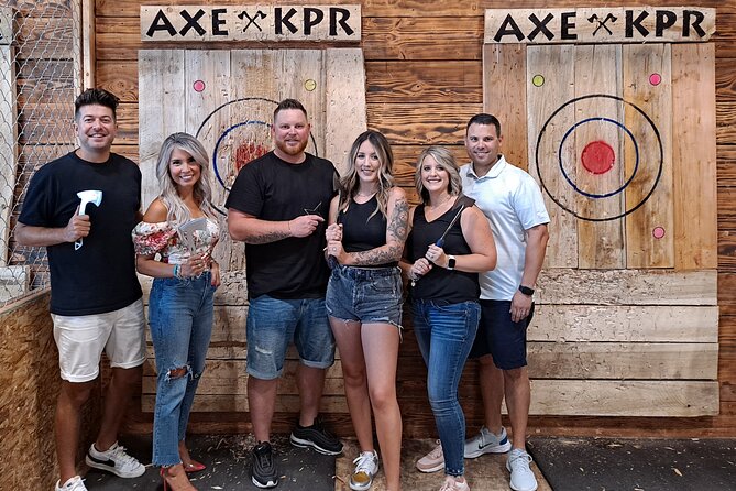 One Hour Axe Throwing Guided Experience in Tri-Cities - Master the Art of Ninja Star Throwing