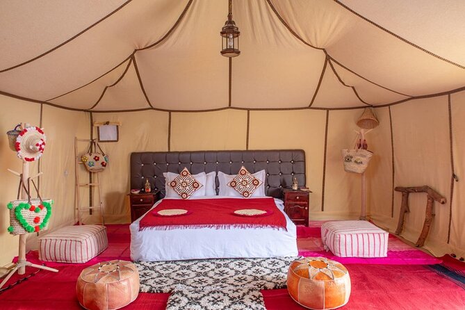 One Night in Private Camp in the Sahara Desert in Merzouga With Dinner - Private Camp Experience