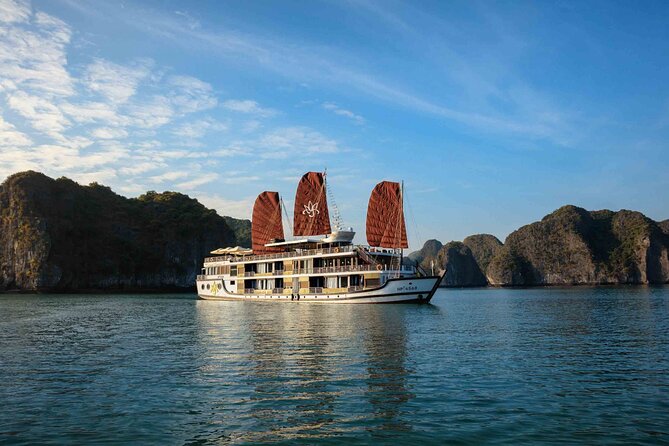 Orchid Cruise Top Notch Cruise Into Halong and Lan Ha Bay 2D1N - Pricing and Group Size Options