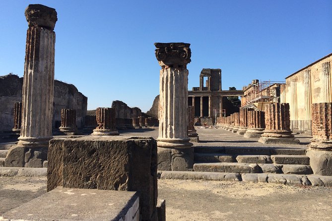Pompeii and Mt. Vesuvius Tour With Winery Lunch From Sorrento - Mt. Vesuvius Hike and Scenic Views