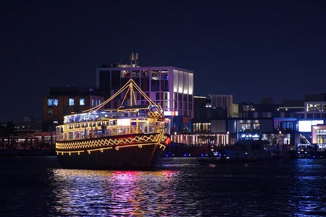 Premium Romantic 5 Star Marina Dhow Dinner Cruise With International Buffet