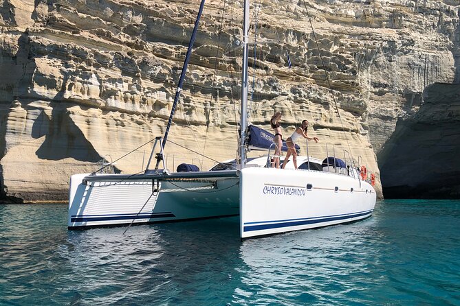 Private Catamaran Half Day Morning Cruise: Kleftiko - Catamaran Amenities