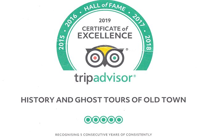 PRIVATE History, Legends and Lore Guided Old Town Stroll - 10am or 2pm - Inclusions