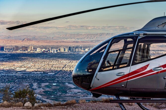 Red Rock Canyon Helicopter Tour With Landing and Champagne Toast - Pickup and Logistics