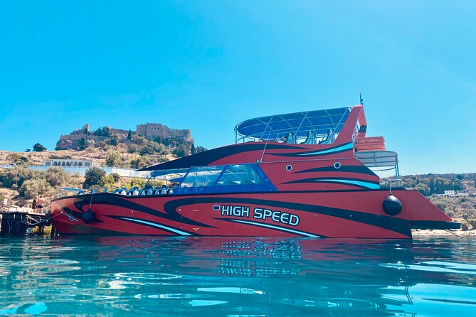 Rhodes-Lindos High-Speed Boat Trip - Trip Details