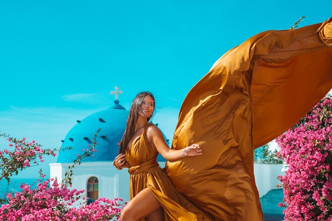 Santorini Flying Dress Photoshoot - What To Expect During the Photoshoot